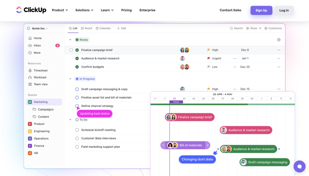 ClickUp: The All-In-One Project Management Tool